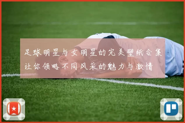 足球明星与女明星的完美壁纸合集让你领略不同风采的魅力与激情